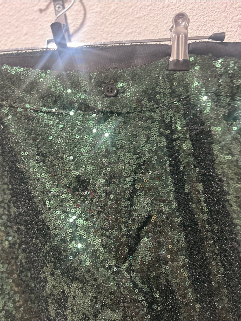 Women's Green Sequin Blazer Jacket and pant set size medium - Picture 8 of 8